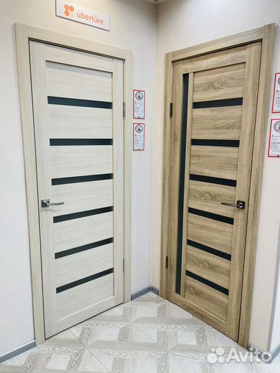 Новая дверь белая