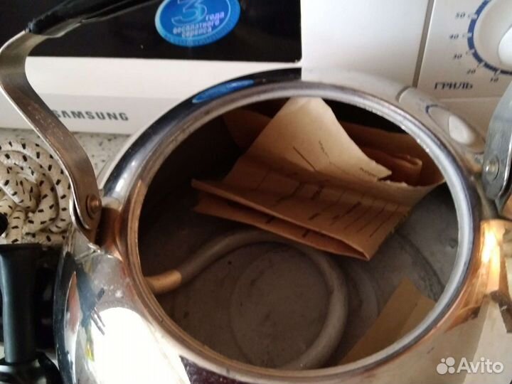 Чайник металлический электрический СССР