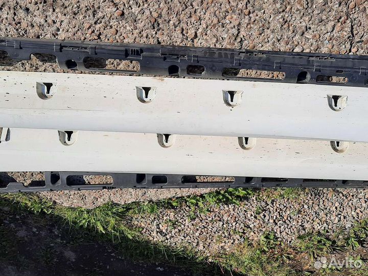 Накладка на пороги Mercedes Ml w166