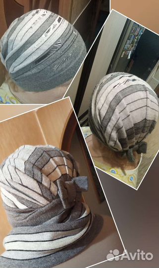 Шапка и шарф женский
