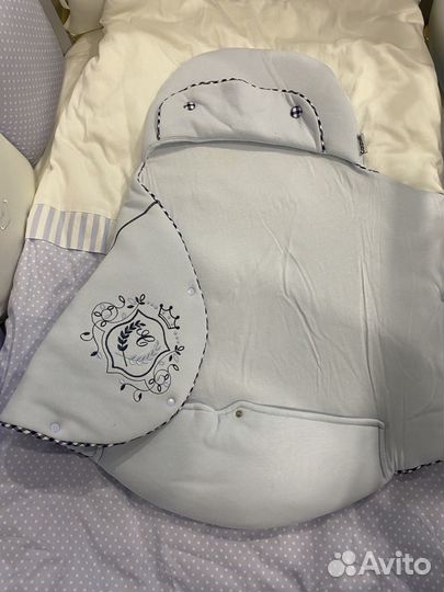 Конверт на выписку для мальчика весна-лето