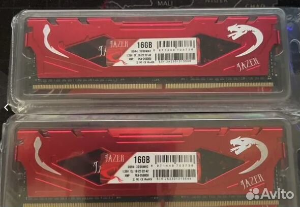 DDR4 16GB 2x8gb 3200мгц Новая Гарантия