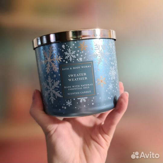 Свеча Bath and Body Works. Sweater Weather