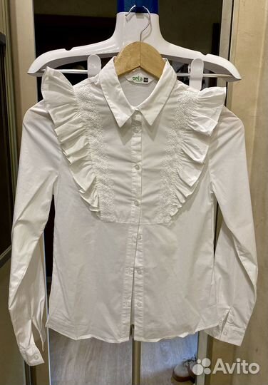 Блузка нарядная Sela. Рост 152 см