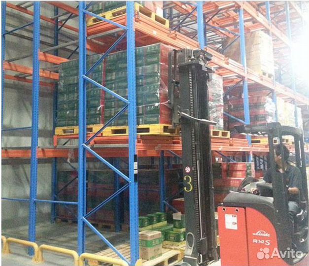 Стеллажи паллетные бу