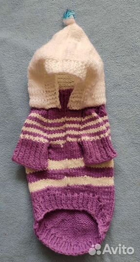 Вязаная одежда на заказ для собачек и кошек