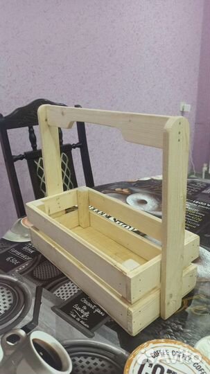 Ящик деревянный подарочный