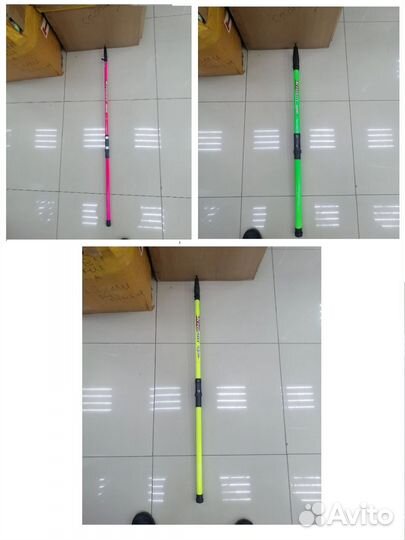 Удочка телескопическая 6м, 4м, 3м