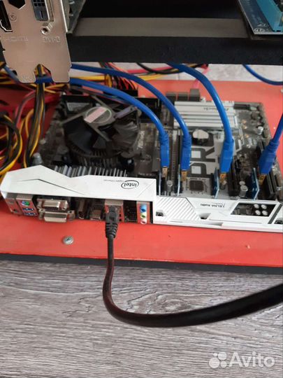 Риг на 4 видеокарты rx570-580 8gb