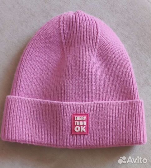 Шапка для девочки 7-9 лет