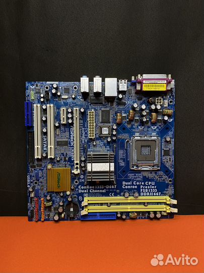 Материнская плата Asrock Conroe на Lga775