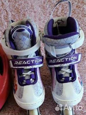 Роликовые раздвижные коньки детские 26-31