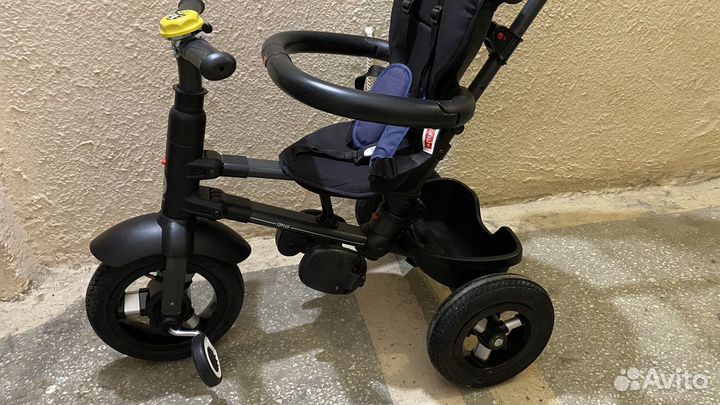 Трехколесный велосипед qplay rito с ручкой