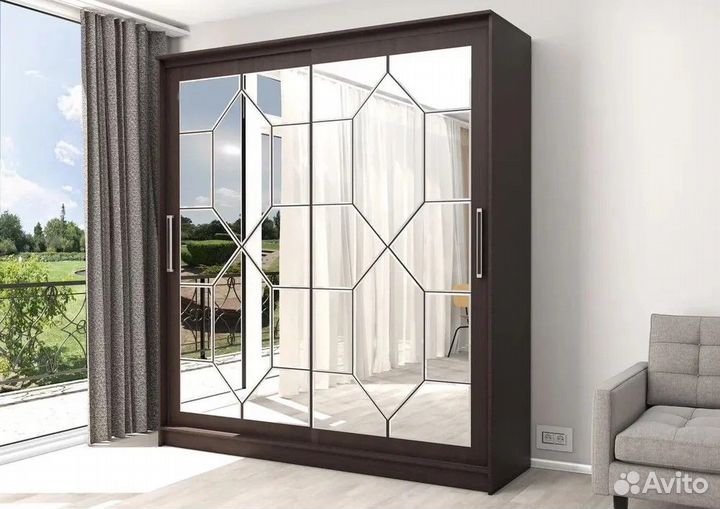 Шкаф-купе Эверест 2 метра Анкор белый или Венге