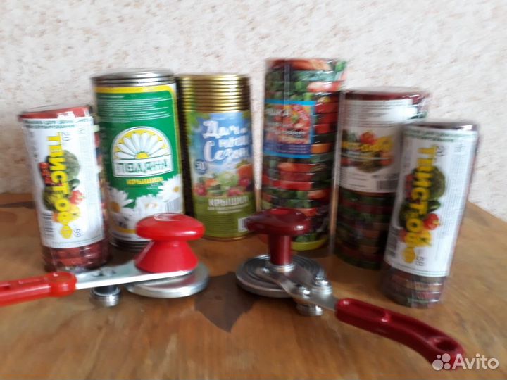 Продажа стеклобанки и крышки в ассортименте