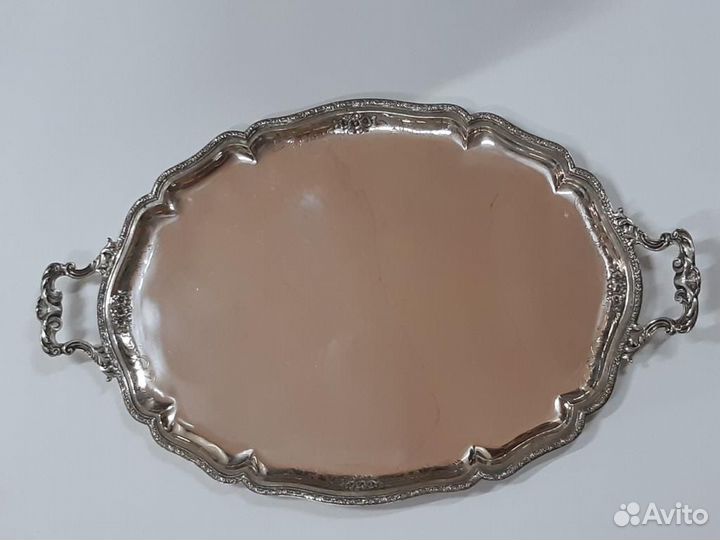 Большой Поднос Серебро 800 пр Париж 1880 г