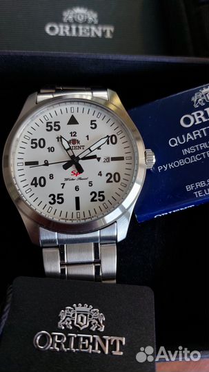 Часы новые Orient (Япония),сталь,50м