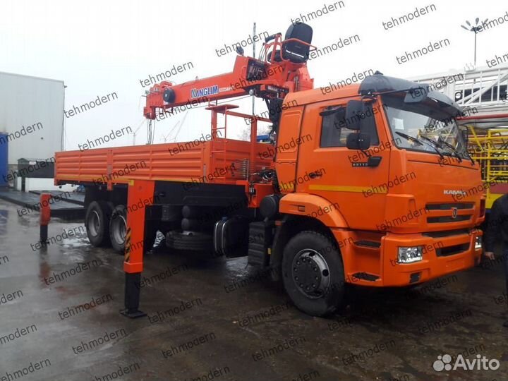 КАМАЗ 65115-3094-48 с КМУ, 2024