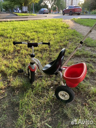 Детский велосипед с родительской ручкой Puky