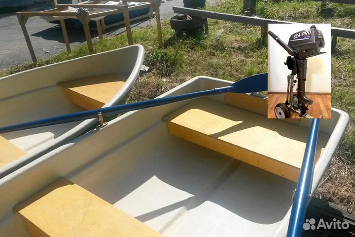 Гребная лодка с мотором Тортилла-3 Эко Sea-Pro T 3