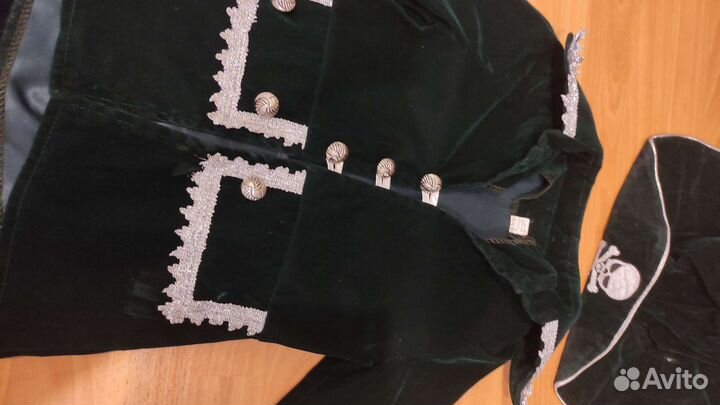 Костюм новогодний пират бархат