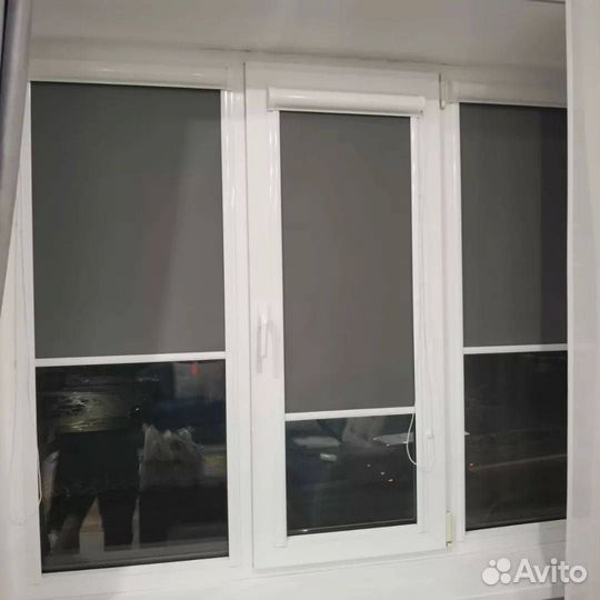 Рулонные шторы день-ночь