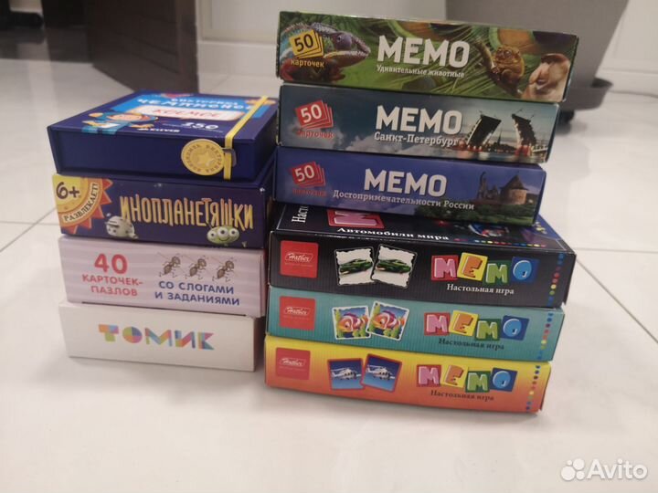 Мемо и развивайки для малышей