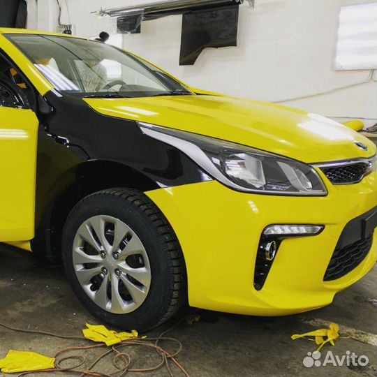 Оклейка автомобили пленкой такси