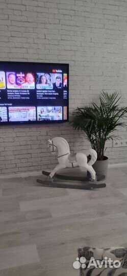 Лошадка-качалка, интерьер новый год декор