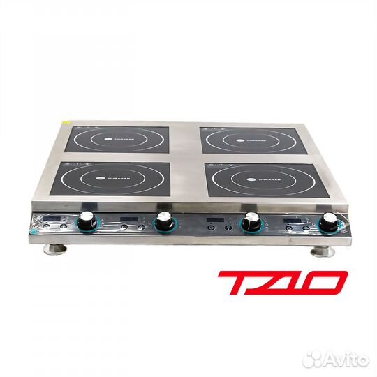 Индукционная плита 4-конфорочная Hurakan