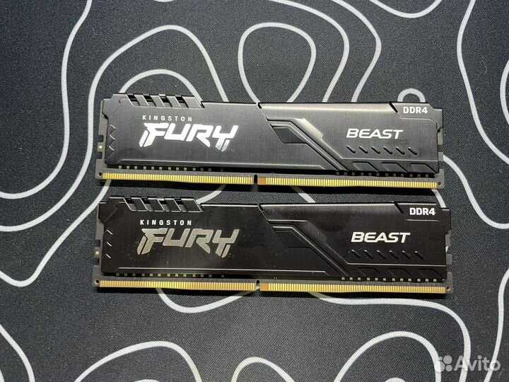 Оперативная память kingston fury beast 16gb