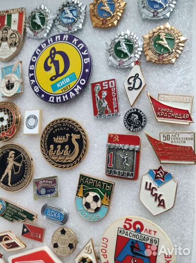 Значки олимпиада, футбол, спорт, бокс, динамо