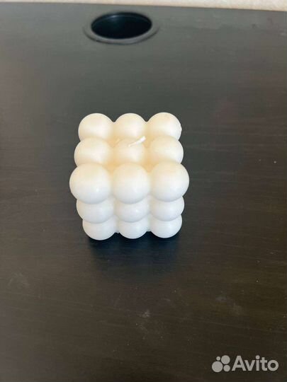 Свеча ароматическая ручной работы Bubble cube