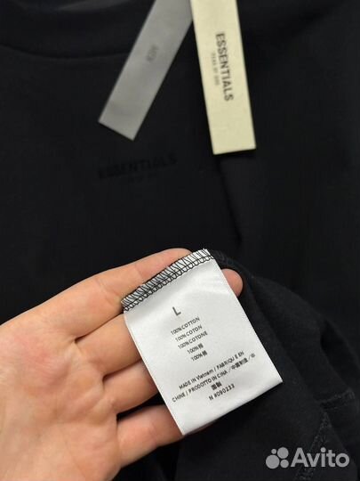 Футболка Essentials Fear Of God Черная