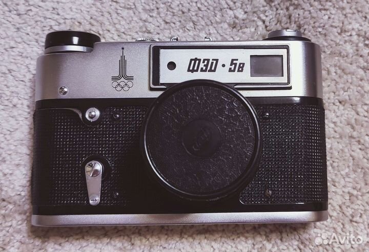 Фотоаппарат фэд 5В с олимпийской символикой