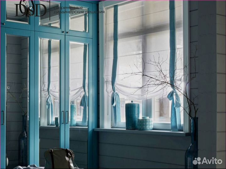 Шторы стиль римский