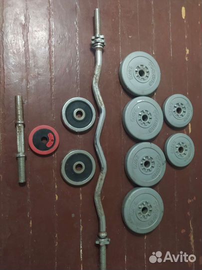 Штанга гриф блины