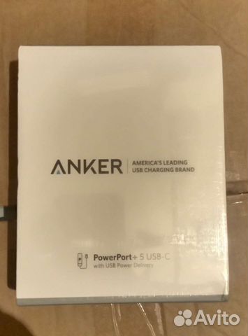 Зарядка Anker PowerPort+ 5 USB-C 60W
