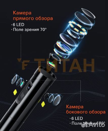 Видеоэндоскоп с 3 камерами VE titan 79-500-0GS