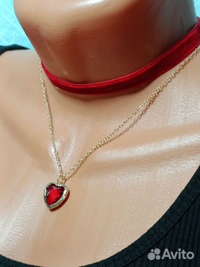 Чокер бархат