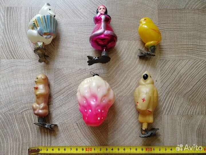 Елочные игрушки СССР
