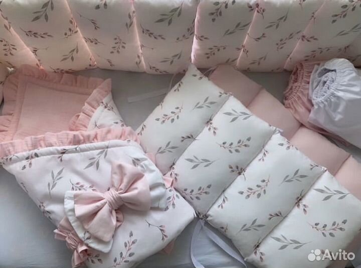 Бортики в десткую кроватку