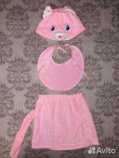Костюм розового котика 3-5 лет