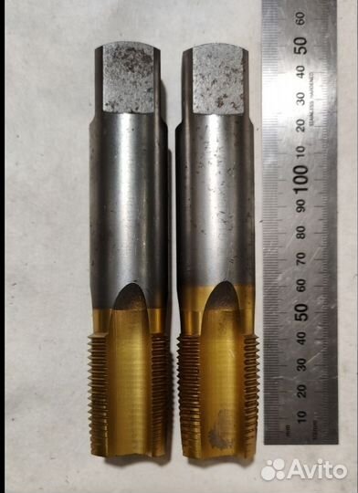 Метчики трубные, коническ, дюймов G,K,Rc,Rp, СССР