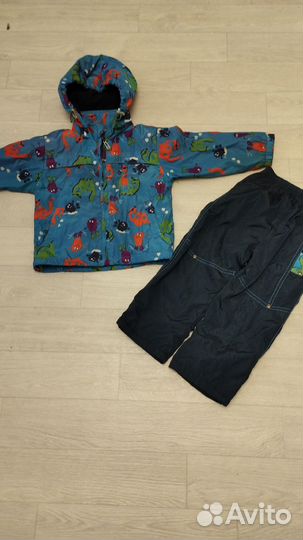 Ветровка на флисе и брюки (костюм) р 92