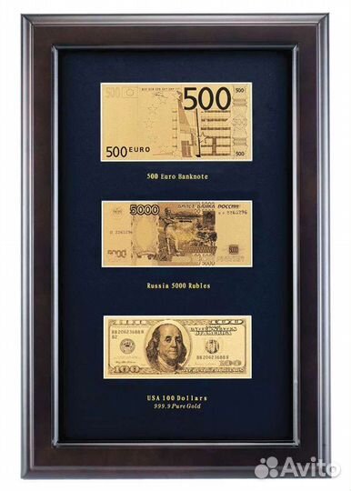 Панно (плакетка) Банковские билеты Большие деньги
