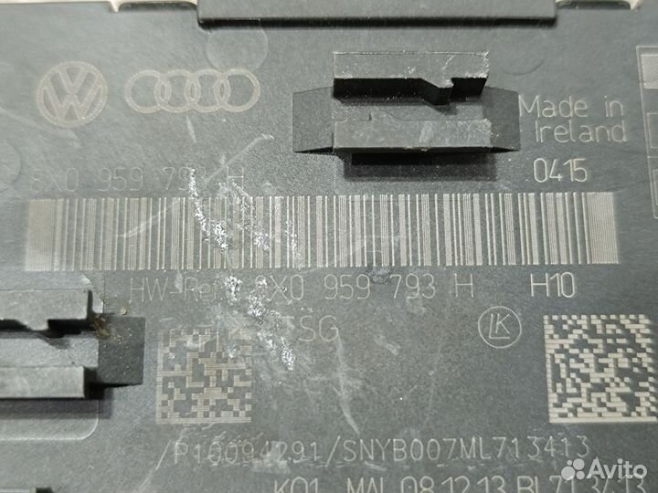 Передний левый блок двери для Skoda Superb 2 2014