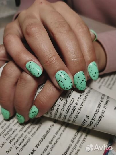 Гель лак. Маникюр+педикюр