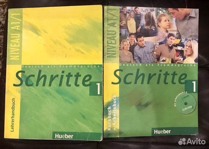 Учебник и тетрадь Schritte 1, нем.язык, Think 1-5