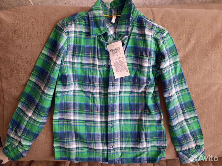 Новая Рубашка утепленная р 122